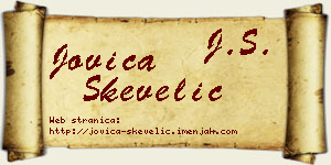 Jovica Skevelić vizit kartica